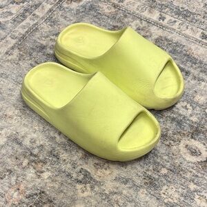Lime Green Yeezy Slide Sandals